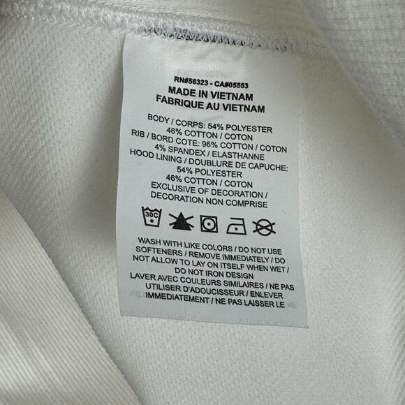 Nike Kobe Pullover Hoodie Men Size Large Tall Halo White HF0066-100 Black Mamba - Picture 8 of 10